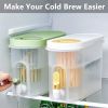3.9L Household DIY Refrigerator plastic drink dispensers Juice cold water kettle with Spigot