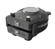 PSP002Ar Double Temperature Control Red Pizza Machine 2 Air cooled Quick cooling 2 inch Electric Pizza Oven 1200W Portable Mesa Pizza Machine
