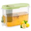 3.9L Household DIY Refrigerator plastic drink dispensers Juice cold water kettle with Spigot