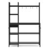 Kitchen Baker's Rack, 5-Tier Utility Storage Shelf with Hutch