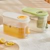 3.9L Household DIY Refrigerator plastic drink dispensers Juice cold water kettle with Spigot