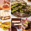 12 Cavities Chocolate Bar Mold Deep with Bags Scraper