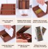 12 Cavities Chocolate Bar Mold Deep with Bags Scraper